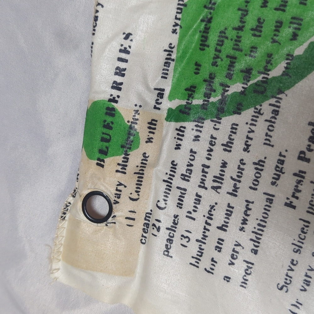 Vintage F. Schumacher "Home Grown" Vegetables Recipe Fabric Sample 26" X 36" SEE - Picture 8 of 10